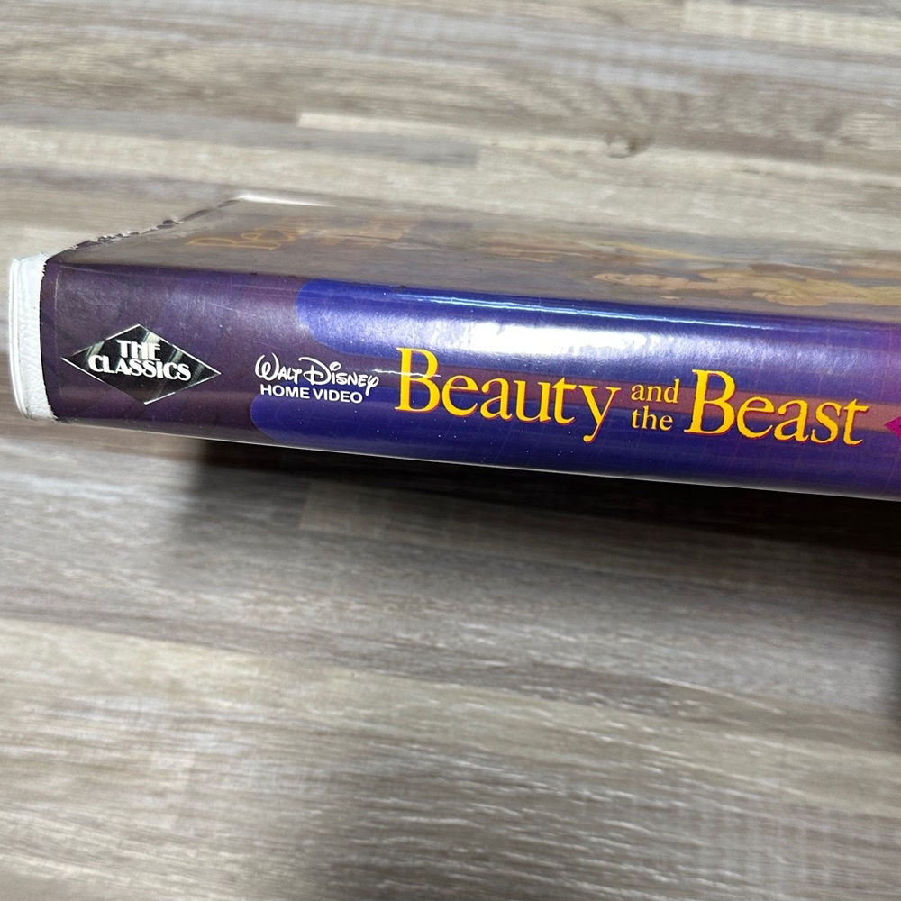 Disney Beauty and the Beast Purple VHS